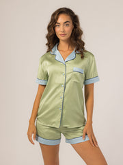 Grace PJ Short Sleeve Set (Succulent)