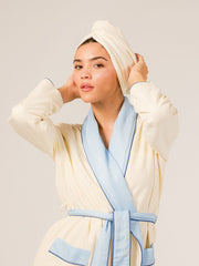 Leona Reversible Micro-Fiber Hair Wrap (Pearl)