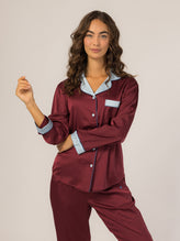 Grace PJ Long Sleeve Set (Merlot)