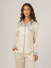 Grace PJ Long Sleeve Set (Pearl)