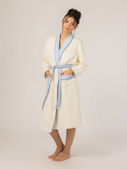 Leona Reversible Micro-Fiber Robe (Pearl)
