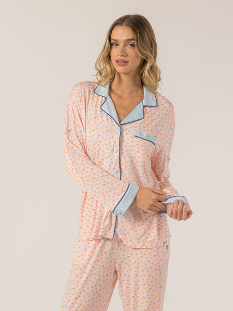 Rose PJ Long Sleeve Set (Meadow Flyer)