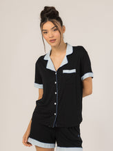 Rose PJ Short Sleeve Set (Constellation)