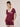 Keleigh Teller Women's Rose PJ Short Sleeve Set (Merlot)